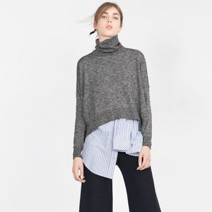Zara gray knit